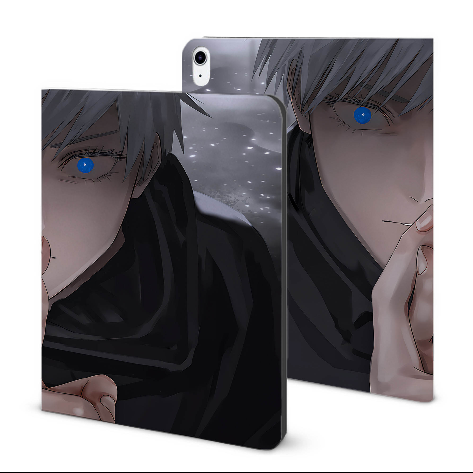 （画像用） 呪術廻戦 Jujutsu Kaisen IPad ケース ブック型 PUレザー TPU 耐衝撃 軽量 薄型 ペン収納なし 全面保護 IPad 各モデル対応